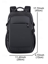 abordables Sacs à dos de Collège-Sac à dos étanche pour ordinateur portable avec chargeur USB, compartiments multiples, système antivol et sangle de bagage, idéal pour les voyages d&#039;affaires et les loisirs, idéal pour les étudiants et les professionnels.