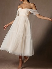 economico Piccole vestiti bianchi-Piccoli Abiti Bianchi per Fidanzamento Abiti da Sposa A-Line Cuore Innamorato Senza Maniche in Lungo Satin Abiti Sposa con Cintura  Nastro Pieghe