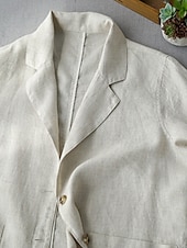abordables Chemises-Femmes Blazer Confortable Respirant Avec Poches Boutons Occasionnel Uni Bureau Rue Occasionnel Tenue quotidienne Simple Boutonnage Régulier Col Rabattu Coupe Ample manche longue Vêtements d&#039;extérieur