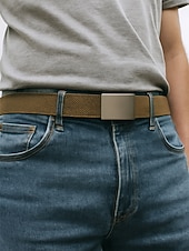 Недорогие Мужские ремни-мужской тактический ремень в стиле милитари с металлической пряжкой – регулируемый ремень из полиэстеровой тесьмы для ношения на открытом воздухе, на работе и в повседневной жизни