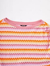economico Abiti da vacanza-miniabito arancione elasticizzato in maglia arricciata
