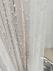 baratos BRANCO-Vestidos de quinceanera em A-line vestido elegante casamento convidada de casamento comprimento do chão mangas longas gola alta tule costas nuas com pregas