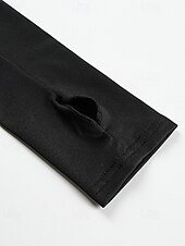 abordables Robe Simple-Femmes Robe Longue Maxi Robe Moulant Robe froncée Mode Classique Vacances Quotidien Fête Coupe régulière Uni manche longue Col roulé Noir Automne