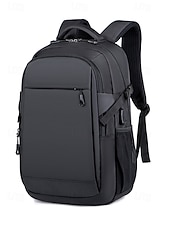 abordables Sacs à dos de Collège-Sac à dos étanche pour ordinateur portable avec chargeur USB, compartiments multiples, système antivol et sangle de bagage, idéal pour les voyages d&#039;affaires et les loisirs, idéal pour les étudiants et les professionnels.