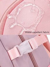 abordables Sacs à dos de Collège-Sac à dos de campus pour fille mignonne - design multi-poches, coutures à carreaux, léger et imperméable, grande capacité, adapté aux déplacements quotidiens noir rose bleu ciel