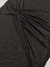 abordables Robe Simple-Femmes Robe Longue Maxi Robe Robe de Bal Robe de Soirée Mode Soirée Occasion Spéciale Coupe régulière Uni manche longue Top épaules dénudées Noir Violet Marron Automne