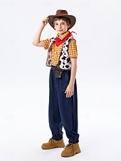 ieftine Costume pentru băieți-Costum Cosplay Decorațiuni de Halloween  Mascaradă Anime Halloween for Băieți Pentru copii Crăciun Halloween An Nou Petrecere Casul / Zilnic
