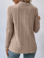abordables Cardigans et vêtements d&#039;extérieur-Femmes Veste Décontractée Respirant Confortable Ourlet irrégulier Occasionnel Uni Vacances Rue Occasionnel Tenue quotidienne Ouvert devant Régulier Sans Col Coupe régulière manche longue Vêtements