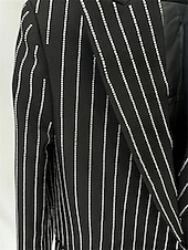 preiswerte Hosenanzüge für Mama-Anzug Mutter der Braut Kleid Elegantes Hemdkragen Knöchellang Polyester Langarm mit Knöpfen