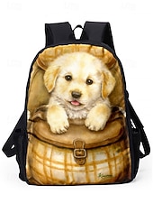 cheap Kids &amp; Teen Backpacks-Kids 3-Piece Animal Print Backpack Set, Waterproof School Bookbag with Lunch Bag and Pencil Case for Elementary Boys &amp; Girls, Back to School and Daily Use