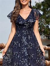abordables Champagne-Robes de quinceanera en forme A Robe élégante Robe de mariage formelle longueur sol manches courtes col en V sequins dos en V avec sequins