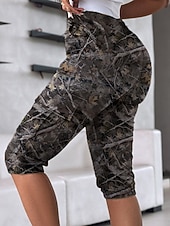 Dam Cargo-shorts Capribyxor Mode Streetwear Vadlängd Naturlig Solid färg Ficka Elastisk midja Bekväm Microelastisk Sport & Utomhus Dagliga kläder Vin Svart Rodnande Rosa Armégrön Sommar Vår Normal billiga lastbyxor för kvinnor-Dam Cargo-shorts Capribyxor Mode Streetwear Vadlängd Naturlig Solid färg Ficka Elastisk midja Bekväm Microelastisk Sport & Utomhus Dagliga kläder Vin Svart Rodnande Rosa Armégrön Sommar Vår Normal