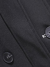 halpa Trench Coats-Naisten Trenssitakki Mukava Napit Tasku Muoti Moderni Tavallinen Bile Viikonloppu Kaksirivinen Pitkä Sänkyjen avaus Normaali Pitkähihainen Päällysvaatteet Musta Khaki Syksy Talvi