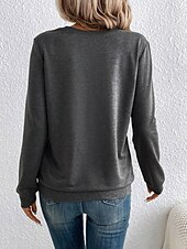 ieftine Magazin grafic Sweatshirts &amp; Hanorace-Pentru femei Hanorac pulover Grafic Dungi Casual Manșon Lung Stil Nautic Topuri obișnuite Casă Stradă Zilnice Imprimeu Alb Roz Îmbujorat Albastru piscină Maro Gri Vară Primăvară Toamnă Iarnă