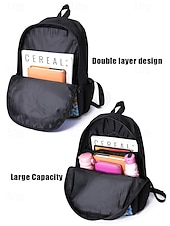 economico Zaini per Bambini e Adolescenti-Set di zainetto a forma di volpe per bambine delle elementari, composto da 3 pezzi: borsa per il pranzo e astuccio, simpatico zainetto con animali del bosco per il ritorno a scuola e l'uso quotidiano.