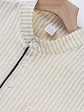 cheap Men's Classic Polo-Men's Polo Shirts Golf Shirt Outdoor Daily Wear Banded Collar Short Sleeve Fashion Hawaiian Stripe Pocket Summer Regular Fit Black Blue Sky Blue Green Apricot Polo Shirts