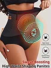 cheap Waist Trainer-Women&#039;s Shapewear Waist Trainer Sport Pure Color Elastic Waist Daily Sleeveless Black Summer Spring Fall Winter