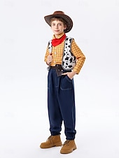 ieftine Costume pentru băieți-Costum Cosplay Decorațiuni de Halloween  Mascaradă Anime Halloween for Băieți Pentru copii Crăciun Halloween An Nou Petrecere Casul / Zilnic