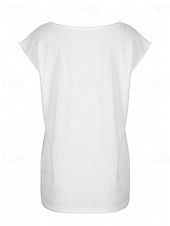 abordables Débardeur Animaux-Femmes T-shirt Graphique Animal Élégant Occasionnel Sans manches Col en V Hauts Réguliers Quotidien Sortir Week-end Imprimé Noir Blanche Bleu Vert Gris Été Printemps