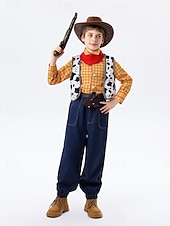 ieftine Costume pentru băieți-Costum Cosplay Decorațiuni de Halloween  Mascaradă Anime Halloween for Băieți Pentru copii Crăciun Halloween An Nou Petrecere Casul / Zilnic