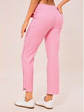abordables Ropa de golf femenina-Mujer pantalones de golf Rosado morado Pantalones / Sobrepantalón Ropa de golf para damas Ropa Trajes Ropa Ropa