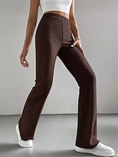 ieftine Jambiere simple-Pentru femei Pantaloni Jambiere Colanți confortabili Casual A face exerciții fizice Lungime totală Talie Înaltă Simplu Talie elastică Respirabilitate Respirabil Strech Vacanță Stradă Purtare Zilnică