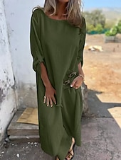 preiswerte Blusenanzüge für Damen-Damen Mode Streetwear Täglich Hosen-Sets Langarm Rundhalsausschnitt Einfarbig Patchwork Lässig Täglich Schwarz Gelb Wein Frühling Normale Passform