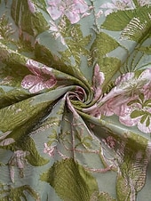 baratos Vestidos de Festa em A-Linha A Longo Vestidos de noite Vestido de Baile Vestido formal Elegante Vintage Manga Curta Colarinho de Camisa Casamento Formal Fibra Sintética com Estampa floral Fenda Bolsos