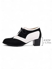 olcso 1950-es évek-női kétszínű, zöld-fehér oxford magassarkú, brogue díszítéssel – 1950-es évekbeli vintage fűzős elegáns cipők mindennapi viseletre, tavaszi szettekhez és retró ihletésű megjelenéshez