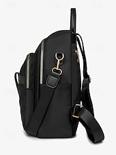 tanie Plecaki Fashion-damski wodoodporny pikowany nylonowy plecak - stylowa, lekka torba na co dzień z górnym uchwytem i wieloma kieszeniami do szkoły, pracy, podróży i codziennego użytku