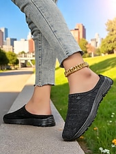 billige Sneakers til kvinner-Rosa nettingsko til dame – lette, pustende mullesneakers for utendørs trening, bypendling og uformelle reiser