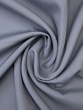 economico Lunghezza del pavimento-Abito da madre della sposa a tubino/colonna blu polvere, elegante, semplice e minimalista, con scollo a barca, lunghezza al pavimento, in crêpe elasticizzata, maniche lunghe con ricami in pizzo 2025