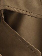 preiswerte Hemdjacken-Damen Freizeitjacke Bequem Knöpfe Tasche Mode Modern Einfach Täglich Ausgehen Doppelreihig Regulär Umlegekragen Normale Passform Langarm Oberbekleidung Schwarz Braun Khaki Herbst Winter
