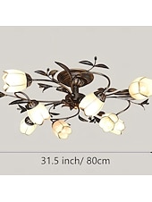 baratos Design Sputnik-luminária de teto LED branco quente luminária de mesa de cabeceira para salas de estar quartos escritórios