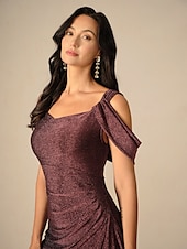 ieftine Rochii Party-Pentru femei Rochie Lunga Rochie Maxi Rochie de petrecere Bodycon Elegant Petrecere Zi de Naștere Club Fit regulat Simplu Fără manșon Curele de Maroniu Vară