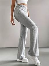 ieftine Jambiere simple-Pentru femei Pantaloni Jambiere Colanți confortabili Casual A face exerciții fizice Lungime totală Talie Înaltă Simplu Talie elastică Respirabilitate Respirabil Strech Vacanță Stradă Purtare Zilnică