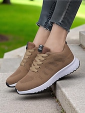 cheap Women&#039;s Sneakers-Women&#039;s Rainbow Gradient Running Shoes, Lightweight Breathable Sneakers for Sports, Jogging and Outdoor Activities