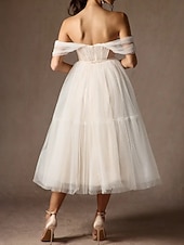 economico Piccole vestiti bianchi-Piccoli Abiti Bianchi per Fidanzamento Abiti da Sposa A-Line Cuore Innamorato Senza Maniche in Lungo Satin Abiti Sposa con Cintura  Nastro Pieghe