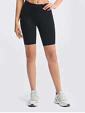 baratos Leggings lisas-Mulheres Calção Leggings Roupa de rua Casual Comprimento do joelho Cintura Alta Tecido Cintura elástica Respirabilidade Com Stretch Férias Rua Roupa Diária Preto Azul Verde Cinzento Claro Verão Normal