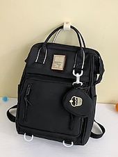 お買い得  大学のバックパック-ミニコインポーチ付きの女性用かわいいバックパック - トップハンドルとマルチポケット付きのライトブルーのファッションスクールバッグ。十代の女の子、旅行、日常使いに最適。