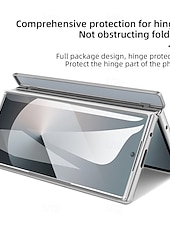 cheap Samsung Cases-Phone Case For Samsung Galaxy Z Fold 7 Z Fold 6 Z Fold 5 Z Fold 4 Back Cover Full Body Protective Shockproof Retro PU Leather