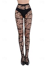 preiswerte Halloween-Zubehör-Transparente Strumpfhose mit Spinnennetzmuster für Halloween für Damen – dehnbare Netzstrumpfhose für Kostümpartys, Cosplay und Nachtclub-Outfits