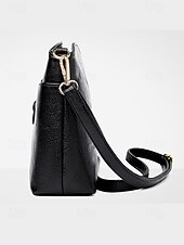 cheap Crossbody Bags-Women&#039;s Faux Leather Crossbody Bag with Multiple Compartments – Vintage Casual Shoulder Purse for Daily Commute, Shopping and Travel
