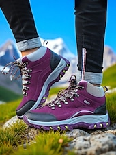 economico Sneakers da donna-scarponi da trekking impermeabili da donna – scarpe da trekking resistenti e antiscivolo per campeggio, arrampicata e camminate a lunga distanza