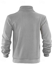 economico Giubbotti Casual-Per uomo Giacca Invernale Giacca in Pile Giacca Casual Vacanza Quotidiano Calore Termico Tasca Pile Autunno Inverno Semplice Moda Streetwear Collo alla coreana Regolare Aalbicocca Nero Blu marino