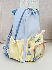 abordables Sacs à dos pour Enfants et Adolescents-Sac à dos kawaii pour enfant avec oreilles de chat et pochette à cordon – cartable pastel grande capacité pour filles et adolescentes