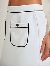 cheap Golf Bottoms-Women&#039;s Golf Skorts White Mint Green Bottoms Ladies Golf Attire Clothes Outfits Wear Apparel