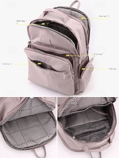 abordables Sacs à dos de Collège-Sac à dos imperméable pour femme avec grand espace de rangement, élégant et durable, adapté aux voyages, au travail et à l'utilisation quotidienne