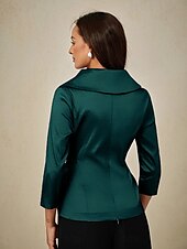 preiswerte Hosenanzüge für Mama-Zweiteilig Brautmutterkleid Elegant V Ausschnitt Knöchellänge Taft Dreiviertelarm mit Schärpe / Band Schleife(n) 2025