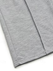 abordables jambe large et taille haute-Femmes Joggings Jambe large Pantalons Mode Streetwear Longueur complète Taille haute Uni Avec Poches Taille Élastique Respirabilité Confortable Micro-Élastique Rue Tenue quotidienne Sortir Gris